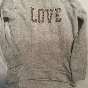 The Children's Place Gray Love Sweater
